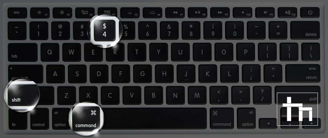 keyboard shortcut for screenshot not working mac